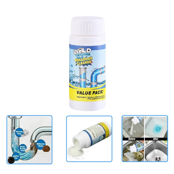 Wild tornado sink discount and drain cleaner